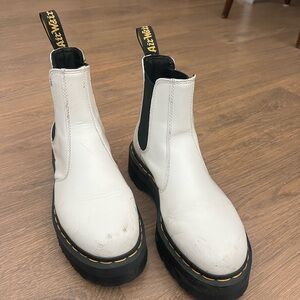 White Platform Dr Martens